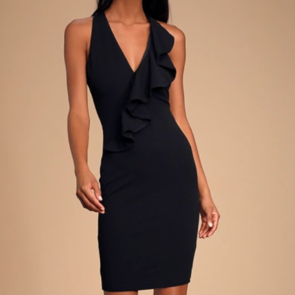 Black Lulu's cocktail dress